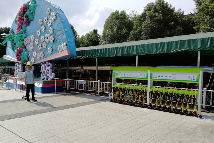 共享童車進(jìn)駐武漢園博園