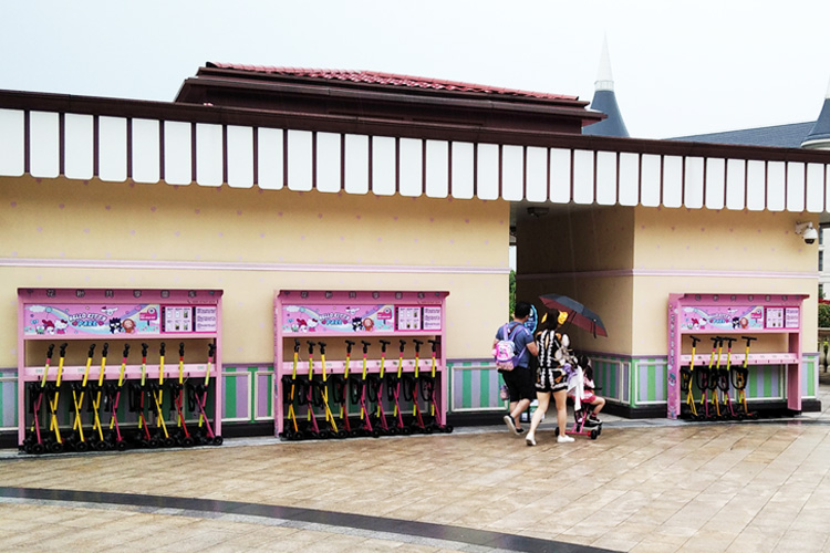 花粉共享童車入駐杭州hellokitty樂園