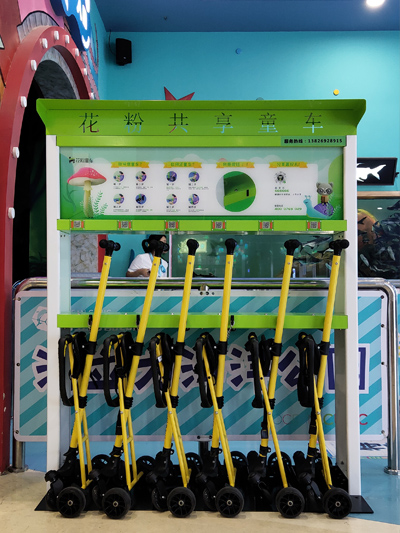 共享童車投放賺錢嗎？花粉共享童車投放場景